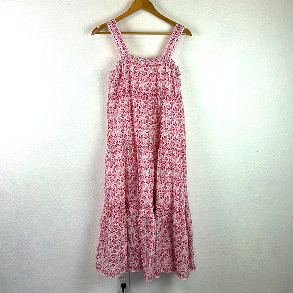 Max Studio Dresses & Skirts - Max Studio Floral Cotton Babydoll Midi Boho Prairie Dress